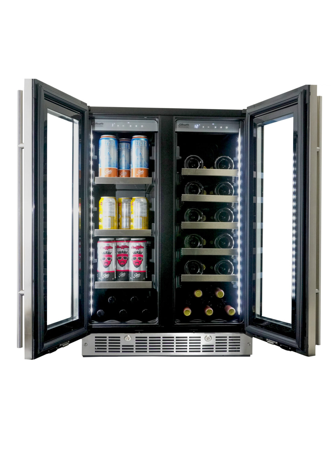 Lorraine 24" French Door Beverage Centre SPRBC047D1SS Silhouette Canada