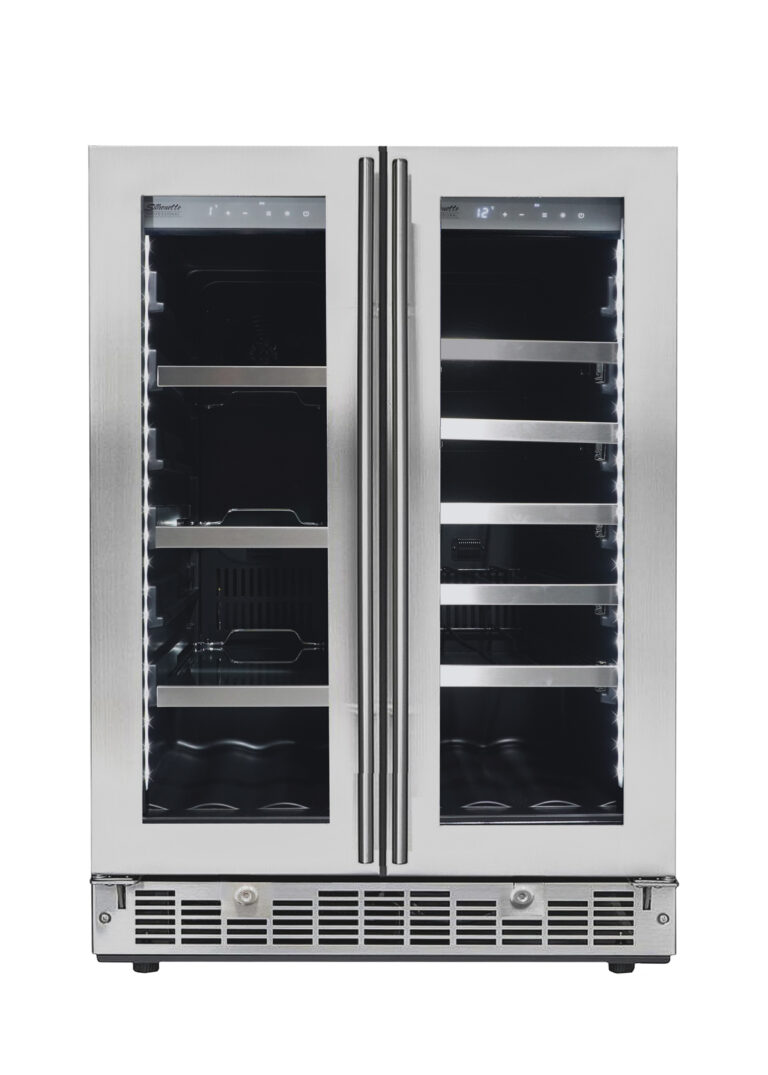 Lorraine 24" French Door Beverage Centre SPRBC047D1SS Silhouette USA