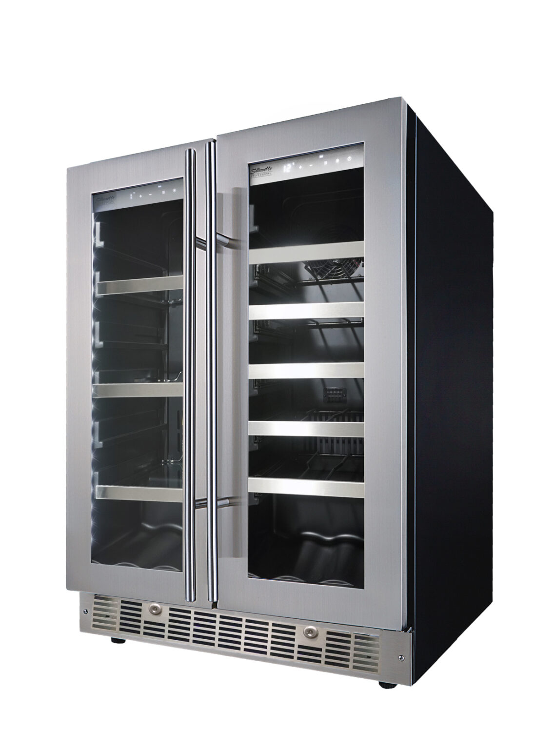 Lorraine 24" French Door Beverage Centre SPRBC047D1SS Silhouette USA